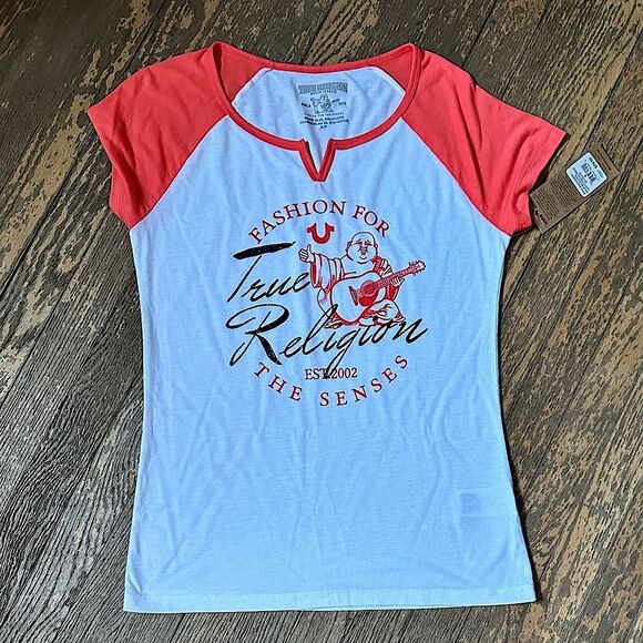 True Religion Tops - NWT TRUE RELIGION HENLEY T-SHIRT SZ S